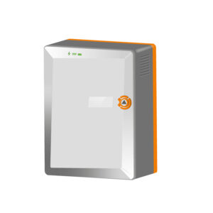 Alimentation en coffret ABS avec porte 230 Volts AC sortie 12 Volts DC 5 Ampères sans batterie de secours - IZYX SYSTEMS - 633445