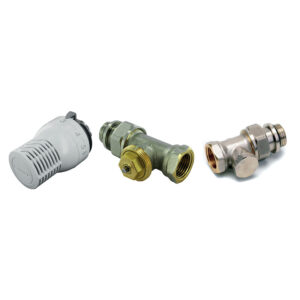 Kit robinetterie avec tête thermostatique Sensity M30 + corps droit RTH R859 15x21 + coude de réglage 15x21 - COMAP - 693953