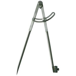Compas à charnière à porte-crayon avec 1/4 de cercle - longueur 220 mm - TALIAPLAST - 287239