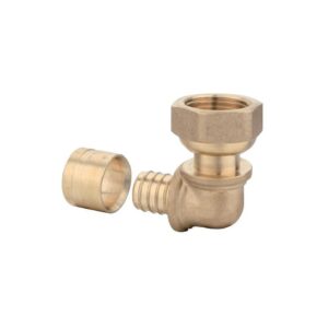 Coude à glissement PER diamètre 16 Rebun femelle à écrou libre à visser 3/4" (20x27) - LEGALLAIS - 111113