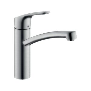 Mitigeur de cuisine bec bas Focus C3 - finition acier Inox (Stainless) - HANSGROHE - 112793