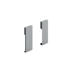 Raccords de facade à l'anglaise - hauteur 126 mm - Finition argent - HETTICH - 585467