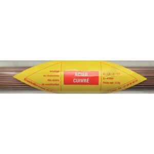 Métal d'apport acier cuivré, section 2,5 mm, étui de 1 kg - CASTOLIN - 792048