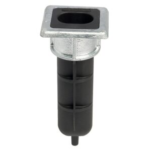 Sabot de sol à encastrer Ø 54 x P 160 mm pour verrou Ø 20 mm maxi - LOCINOX - 118036