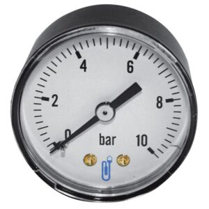 Manomètre boîtier ABS axial 10 bars Ø 50 8x13 - DISTRILABO - 753040