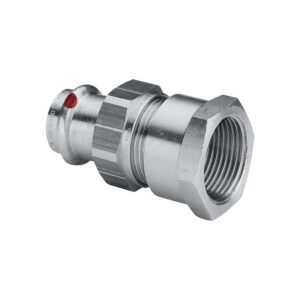 Union 3 pièces électrozingué femelle diamètre 22 taraudé 20x27 643461 - VIEGA - 719777