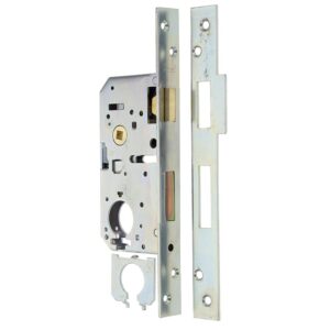 Serrure de sûreté à larder axe à 50 mm pour cylindre de Ø 26 mm têtière de 25 mm en bouts carrés - FICHET - 285986