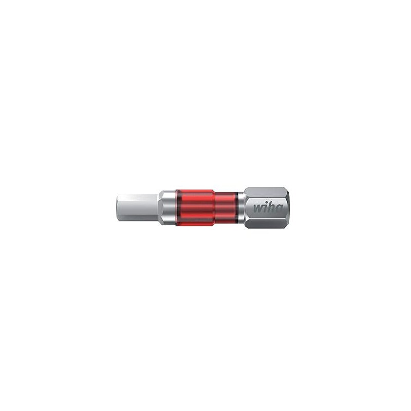 Boite de 5 embouts de vissage TY empreinte 6 pans 4,0 x 49 mm - WIHA - 595561