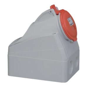 Socle saillie P17 IP44 16A 380/415V 3P+N+T plastique - Legrand - 358814