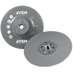 Plateau rigide pour disque fibre diamètre 125 mm - VSM - 287301