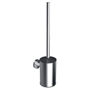 Porte-balayette mural inox brossé avec brosse WC Alofi - LEGALLAIS - 697740