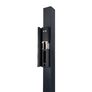 Gâche électrique extérieure type Modulec pour portail et grille pose en applique 12/24 AC/DC à émission - LOCINOX - 114123