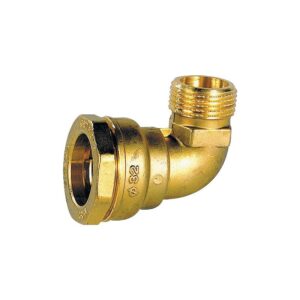 Coude laiton DECA mâle 20x27 PE diamètre 25 - SFERACO - 717113