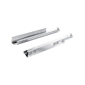 Coulisses Actro 5D pour tiroir bois avec amortissement Silent System - charge 40 kg - longueur 420 mm - 1 paire - HETTICH - 163515