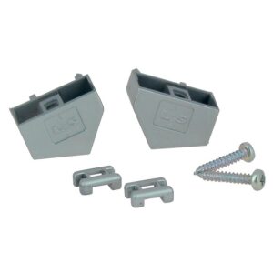Kit 2 embouts latéraux MEC-3, Noir - L&S - 556525
