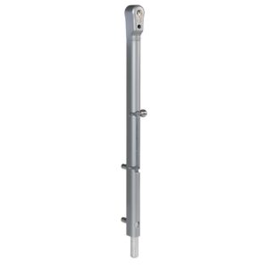 Verrou de grille à cylindre européen finition gris - LOCINOX - 287750