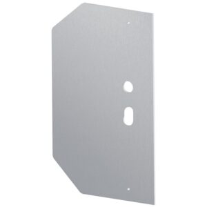 Plaques de propreté en inox pour ensemble sur plaque Boëdic 195 mm toutes fonctions, Ht 298 x larg 180 mm ep 0,8 - LEGALLAIS - 512590