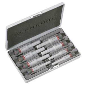 Jeu de 8 tournevis MicroTech AEF.J3 - FACOM - 376986