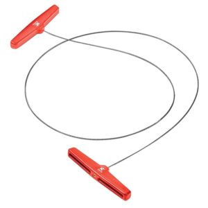 Scie à fil avec poignées pour tuyaux PVC, PP et PE - GRIFFON - 557523