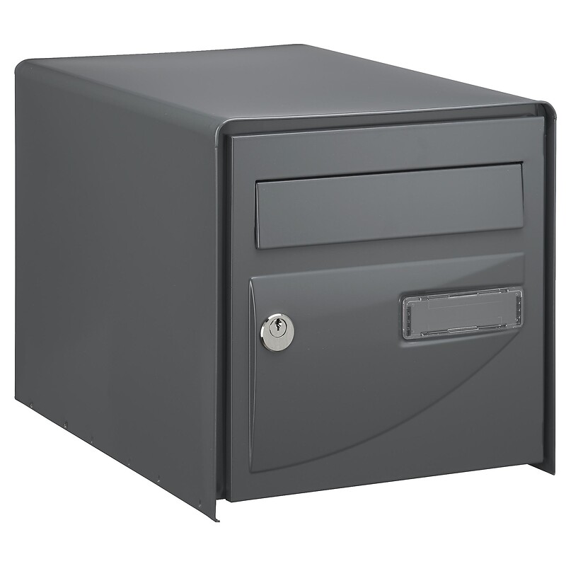 Boîte aux lettres Probat - simple face - vert RAL 6005 - L 302 x H 300 x P 410 mm - DECAYEUX - 635181 – Image 2