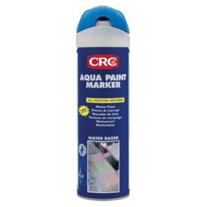 Peinture aérosol de marquage Aqua Paint - contenance 500 ml - bleu fluo - CRC - 100108