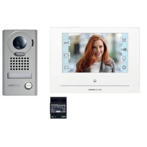 Kit vidéo platine saillie moniteur écran 7 module WiFi intégré JOS1VW - AIPHONE - 137706