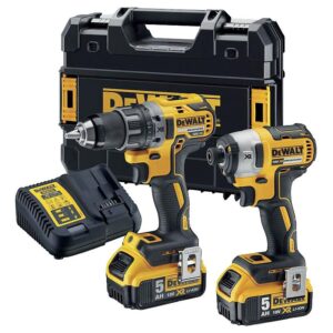 Kit 2 outils 18 V Perceuse visseuse et visseuse à choc - DCK 268 P2T - DEWALT - 532918