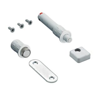 Accessoire de maintien de la porte pour boitier Push to Move - à encastrer - version magnétique design - noir - HETTICH - 626257