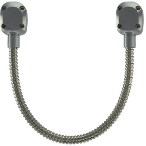 Passe-câble en applique Ø ext 12 int 9,5 mm en acier zingué longueur 400 mm, pose en extérieur - IZYX SYSTEMS - 622679