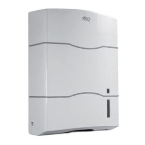 Distributeur essuie-mains pliés en ABS blanc - Papeco - 105022