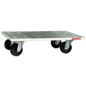 Plateau roulant antidérapant Glissnot, roues nylon, charge utile 350 kg - FIMM - 666925