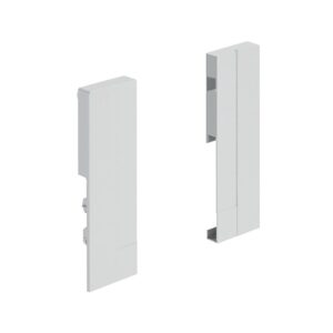 Raccords pour façade recoupable alu pour tiroir intérieur hauteur 144 - blanc - HETTICH - 229042