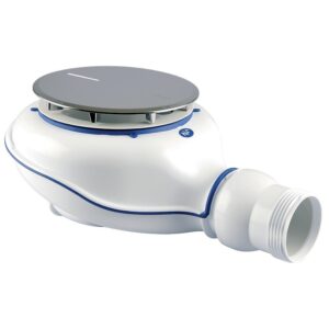 Bonde de douche Turboflow 2 dia, 90 capot ABS chromé TB21 - NICOLL - 500536