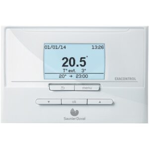 Thermostat d'ambiance programmable filaire E7C - SAUNIER DUVAL - 458025