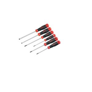 Jeu de 7 tournevis bi-matière Fente et Phillips - SAM outillage - 159623