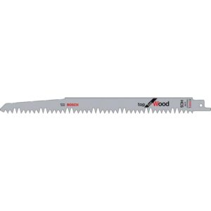 Lames de scies sabres pour le bois S1531L, longueur 240 mm, carte de 5 lames - BOSCH - 476750