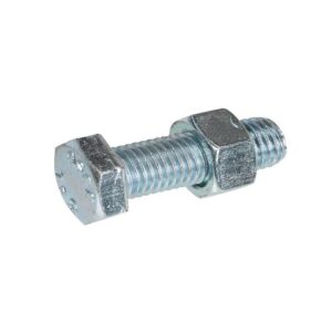 Boulon tête hexagonale acier 8.8 zingué blanc filetage total 14x50mm boîte de 50 pièces - STAFA - 602337
