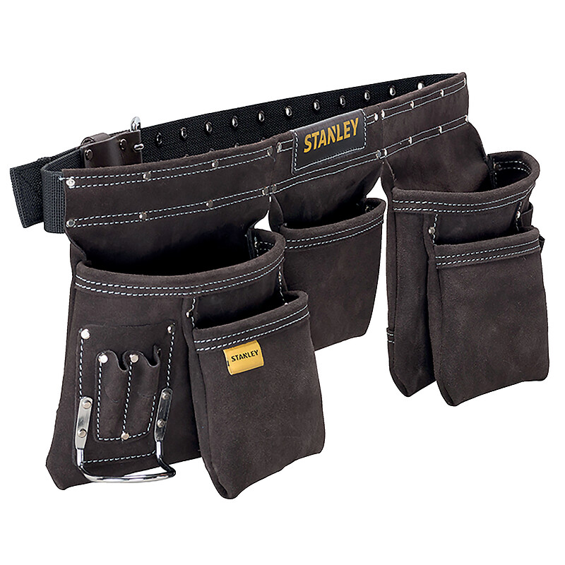 Porte-outils cuir double ceinture - STANLEY - 105604