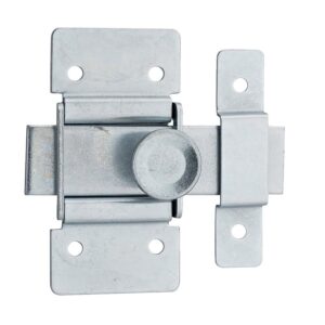Targette acier zingué à pêne plat en largeur 40 mm - THIRARD - 567057