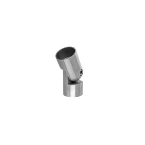 Raccords de main courante bois Ø 42 mm - angle orientable - en inox 304 - boîte de 2 - Design Production - 178887