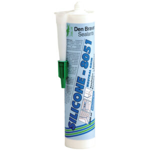 Mastic bâtiment sanitaire polyvalent silicone neutre 8051 coloris translucide cartouche de 300ml - DEN BRAVEN - 574050