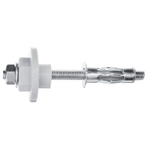 Jeu de fixations pour lavabos dans paroi creuse Ramussen, cheville Ø 13 x longueur 50 mm,vis diamètre 8 x longueur 120 mm - LEGALLAIS - 525309