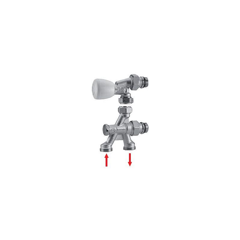 Robicoude à 2 voies thermostatisable R438TG 16-15x21 - GIACOMINI - 770498