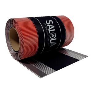 Closoirs aluminium ventilés, coloris noir, largeur 39 cm, carton de 4 rouleaux de 5m - SALOLA - 111974