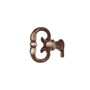 Anneau fausse clé anglaise - en zamak finition laitonné vieilli - 28 x 32 mm - CADAP - 624955