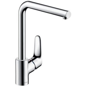 Mitigeur de cuisine Focus bec L orientable chromé - HANSGROHE - 450437