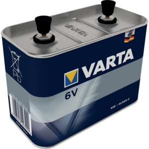 Pile Varta alcaline 4LR25-2 métal à vis 6V 33Ah - VARTA - 500004