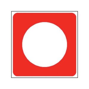 Panneau rigide : baie accessible aux pompiers, dimensions 200 x 200 mm - NOVAP - 495174