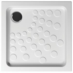 Receveur céramique 70x70x7,5 cm bonde 90 - VITRA - 495272