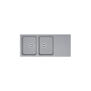 Évier de synthèse Orion 2 cuves + 1 égouttoir Urban Grey - FRANKE - 453944